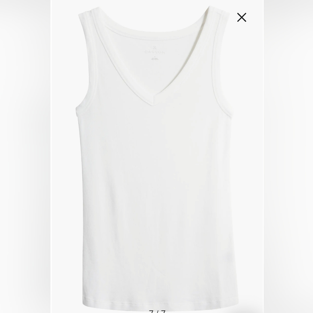 NWT Caslon V-Neck Tank - Picture 3 of 8